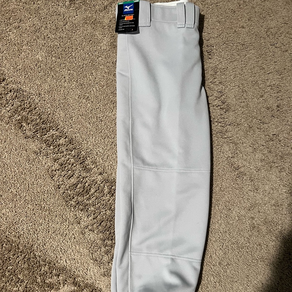 Mizuno light gray softball pants